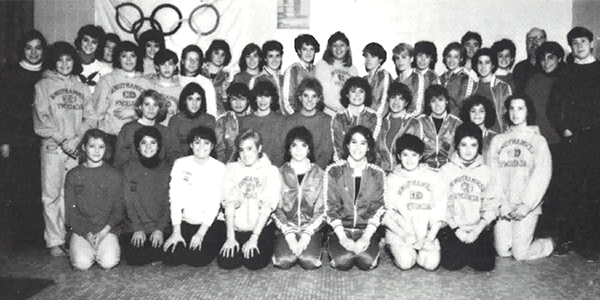 1985-86 Girls' Varsity Swimming & Diving Team